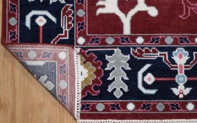 Handmade Woolen Rug from Bhadohi