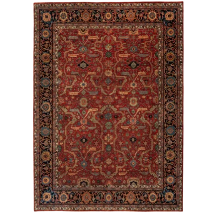 Hand-Knotted Wool Rug