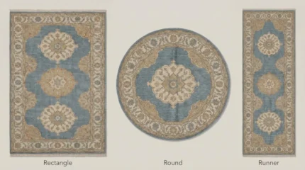 handmade rugs rectangle round runner modern carpet design India