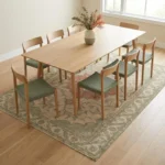 Hand-Knotted Oushak Rug