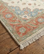handmade wool rugs in a modern living room setting