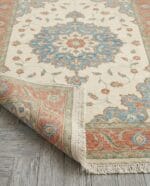 handmade wool rugs in a modern living room setting
