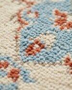 handmade wool rugs in a modern living room setting